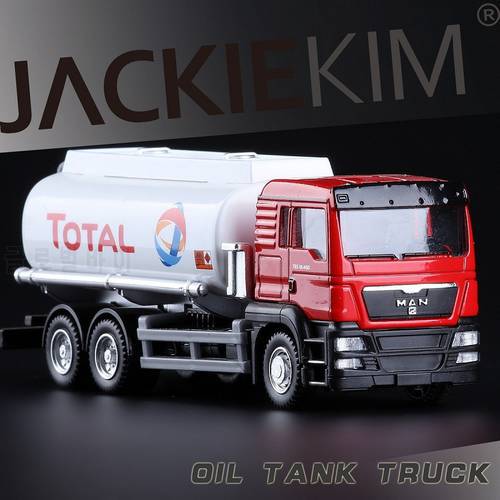 MAN Oil Tank Truck Gifts For Boys Simulation Exquisite Diecasts & Toy Vehicles RMZ city Car Styling 1:64 Alloy Collection Model