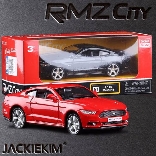 1:36 2015 Mustang GT Car Education Model Classical Pull Back Diecast Metal Toy For Kids Toys Collection Gifts Free Shipping