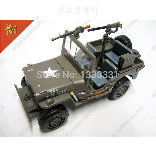 free shipping 2015 1:24 Pull Back Acousto-optic Toys for kids Alloy Antique Car Model Wholesale for Army Jeep Wyllis MB