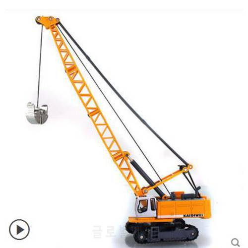 Full alloy tower cable mining car tower crane engineering alloy car toy