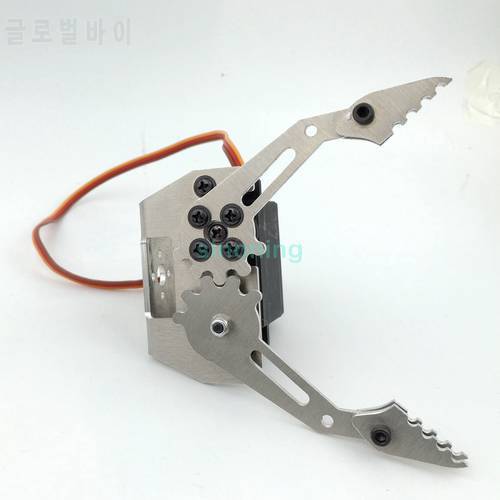 SNM-100 Metal Aluminum alloy Manipulator robot gripper arm mini claw with Servo