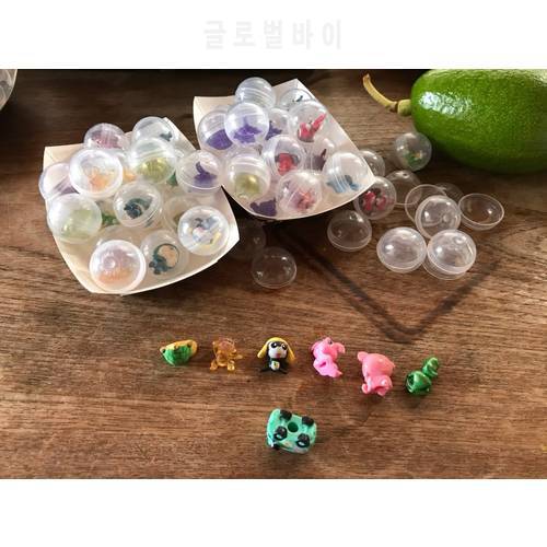 200pcs Good Quality 28mm Chinese Version Squinkies Capsule balls with soft rubber cartoon figure car Mini Capsule Toy For Kids