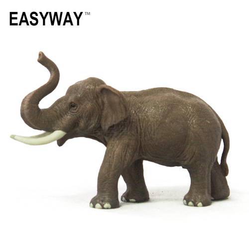 Mr.Froger Elephant model toy Classic Children modeling zoo wild animals toys set PVC Dolls Solid plastic PVC Science Education