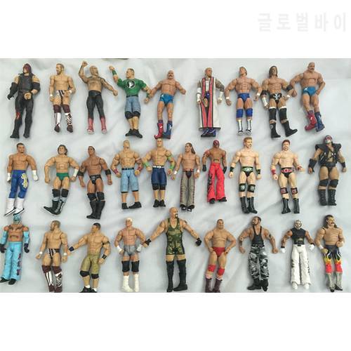 Cartoon action figures American wrestlers 16-18CM models hands and legs can move,kids toys hobby collectibles