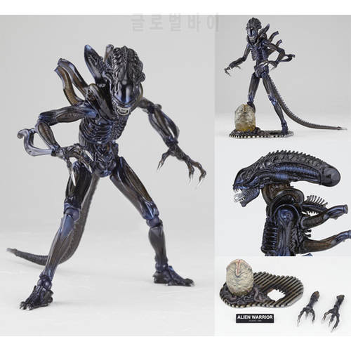 SCI-FIRECOLTECK Aliens Series No.016 Alien Warrior PVC Action Figure Collectible Model Toy