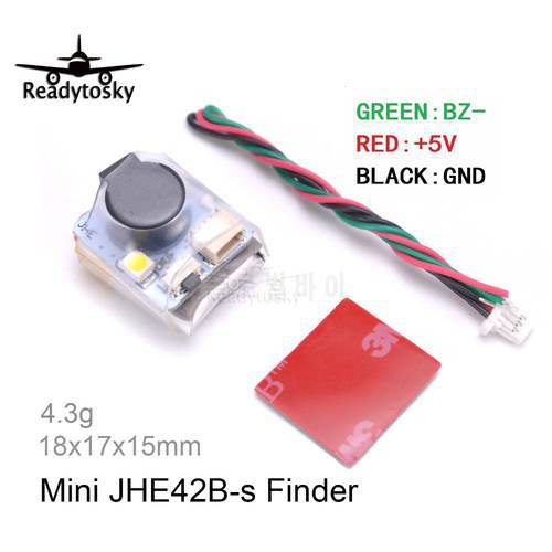 NEW Mini JHE42B-s Finder 5V Super Loud Buzzer Tracker 100dB with LED Buzzer Alarm For FPV Racing Drone Flight Controller