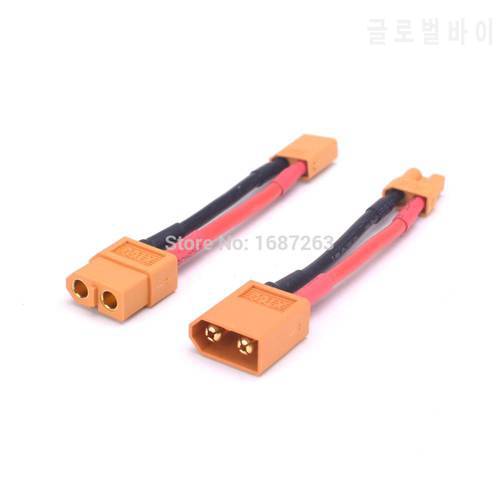 1Pcs XT60 Female / Male Convert to XT30 Male / Female Connector Plug with 16AWG connection cables For RC Model Multicopter