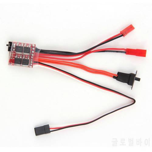 20*20 MM Brush Motor Speed 2KHz RC ESC 20A 30A Brush Motor Speed Controller w/ Brake for RC Car Boat Tank New Worldwide sale 30A