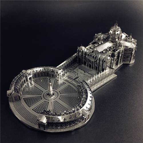 MMZ MODEL NANYUAN 3D Metal model kit 1:1000 STPETER&39S BASILICA Assembly Model DIY 3D Laser Cut Model puzzle toys for adult
