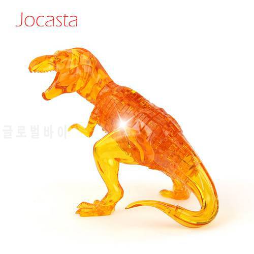 Dinosaur 3D Puzzles Toys For Children Puzzle DIY Kids Adult 3D Crystal Puzzle Jigsaw Assembly Model Intelligent Educational Toy[