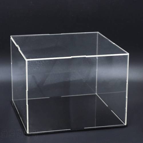 Transparent Acrylic display box dust box dust cover 3D Metal Puzzle tools for DIY Laser Cut Assemble Jigsaw Toys (only box)