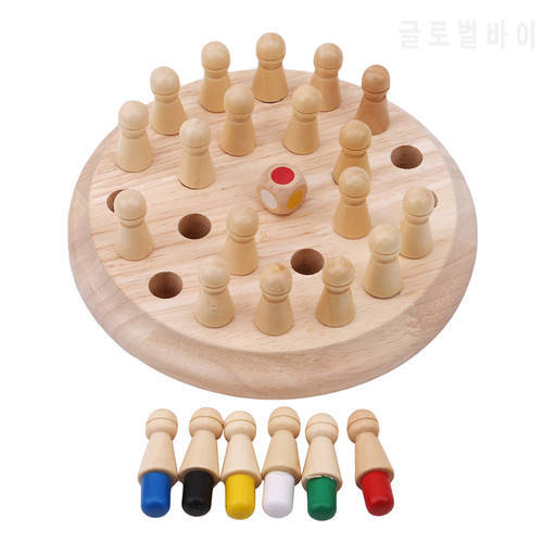 Kids Wooden Memory Match Stick Chess Game Children Early Educational Toy 3D Family Party Casual Game Puzzles Memory Game