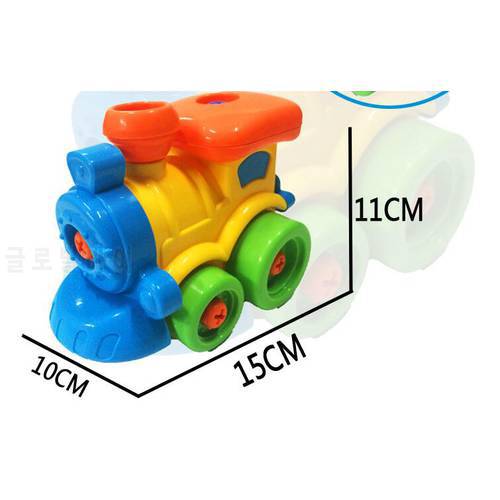 Early Learning Education DIY Screw Nut Group Installed Plastic 3d Puzzle Disassembly Motorcycle Kids Toys for Children Toys