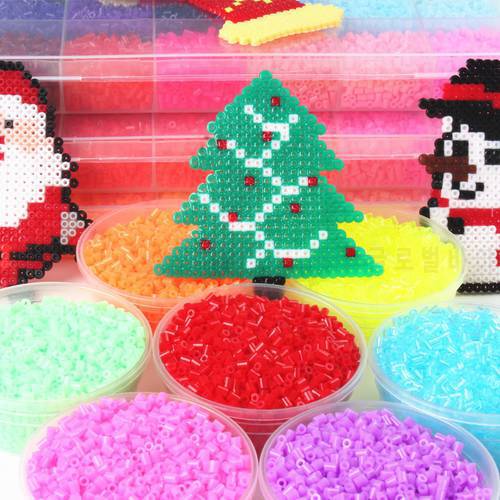 72 Colors 2.6mm Hama Beads Puzzle Toys 1000pcs/bag Kids Education Diy Perler Beads 3D Puzzle Toys for Children Perles de Hama