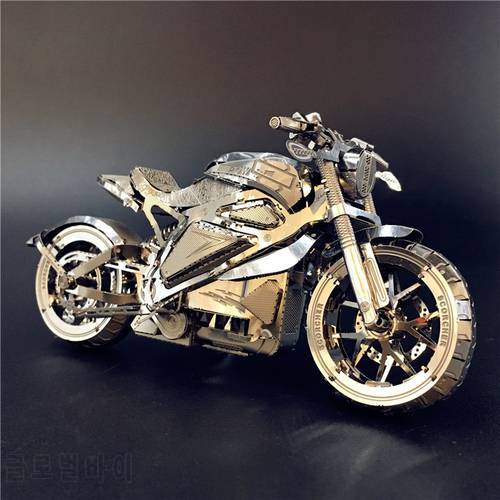 MMZ MODEL NANYUAN 3D Metal puzzle Vengeance Motorcycle Collection Puzzle 1:16 l DIY 3D Laser Cut Model puzzle toys for adult