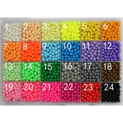 200pcs /bag Water Spray Magic Beads kids toys supplement 3D puzzle Educational perlen Toys For Children игрушки для детей