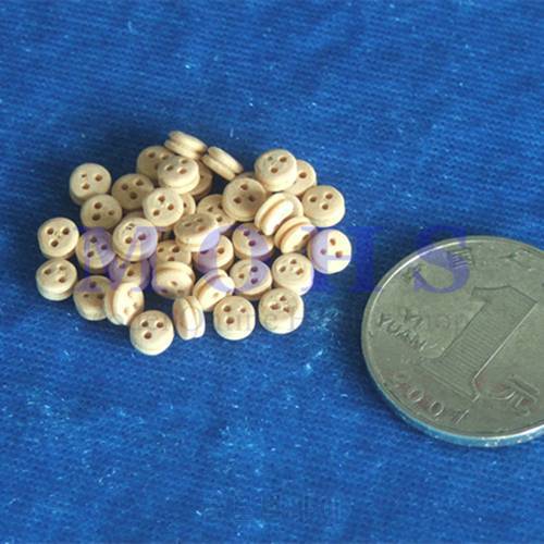 20pcs/pack 4mm~7mm Classical sailing model accessories parts wood 3 eyes pulley hanging wheel 3 hole hanging pulley glidewheel
