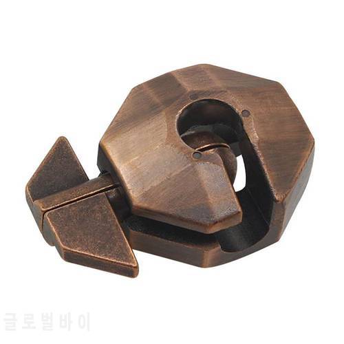 New Style Turtle Alloy Shell Lock Puzzle Classic Metal Brain Teaser IQ EQ Test Intellgence Toy Gift For Adults Children Kids