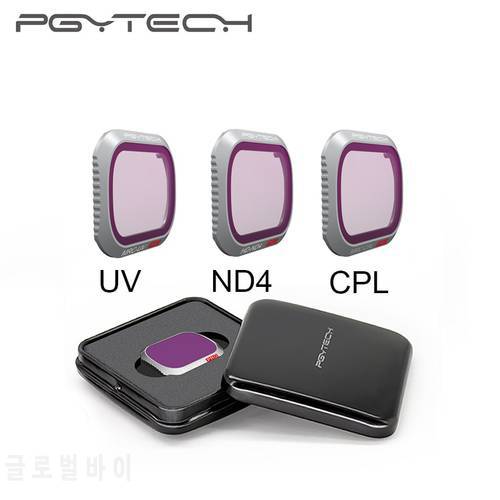 PGYTECH for DJI Mavic 2 Pro Filter Drone UV CPL ND4 Accessories Mavic 2 Pro Professional Camera Lens Filter UV CPL ND4 Filters