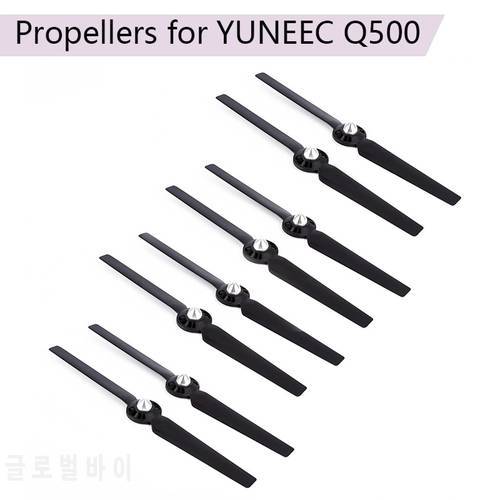 8pcs Propellers Blades for Yuneec Q500 Drone Self-Locking Quick Release CW CCW Self-tightening Props Replacement Accessories