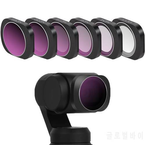 For DJI Pocket 2 Camera Filter CPL/UV/ND 8 16 32 Neutral Density Filters Set For DJI Osmo Pocket Optical Glass Lens Accessories