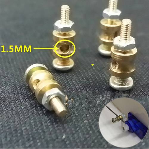 100pcs/lot RC Airplane Pushrod Linkage Stopper Servo Connectors Adjustable Easy Diameter 1.5mm For Rc Helicopter