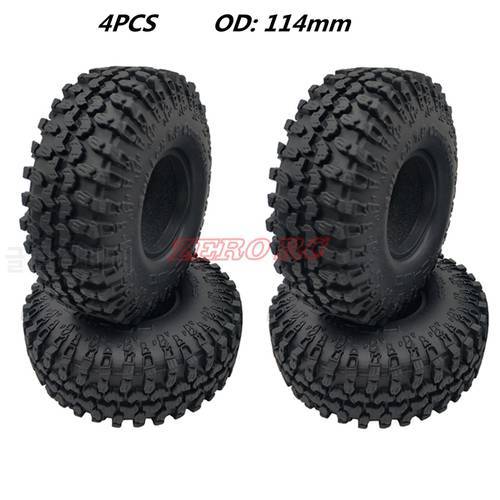 ROCK CRAWLER 2.2Inch SOFT Rubber Tires 120mm Tyre WITH FOAM For 1/10 RC AXIAL SCX10 II III CAPRA MST JEEP TRX-4 Wraith TRUCK