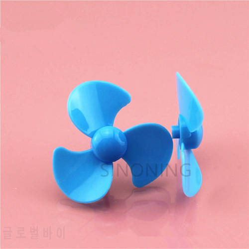 5PCS 503Y2A Blue Three-blade propeller Toy accessories Fan blade Boat paddle Technology model parts