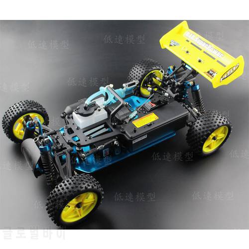 HSP Baja 1/10th Scale Nitro Power Off Road Buggy 4WD RC Hobby Cars 94166 With 18cxp Engine 2.4G Radio Control