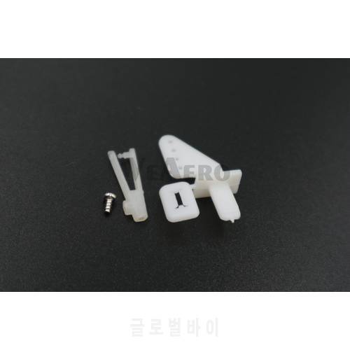 10 sets Self-Lock Nylon Control Horn and Clevis 21mm set Rudder Servo ailerons elevators For RC fixed wing airplane