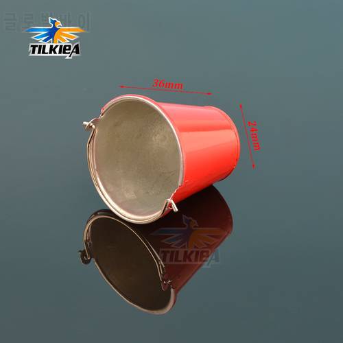 1pcs 1/10 RC Rock Crawler Metal Simulated Bucket RC Accessory Mini Bucket For D90 Axial Wraith SCX10