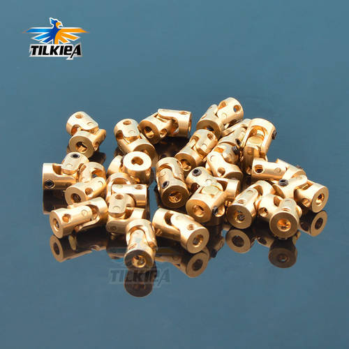 3mm to 3mm Copper Universal Joint High Precision Cardan Joint Gimbal Couplings Universal Joint For Rc Model Accessories