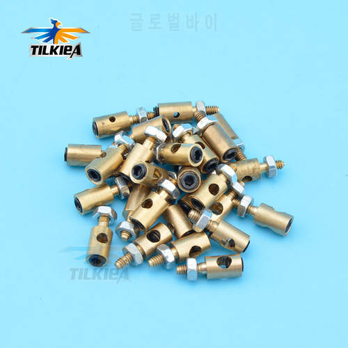 10Pcs RC Airplane Stopper Servo Connectors Adjustable Easy Diameter D1.3/1.6/1.8/2.1/2.5mm For Rc Airplane Helicopter