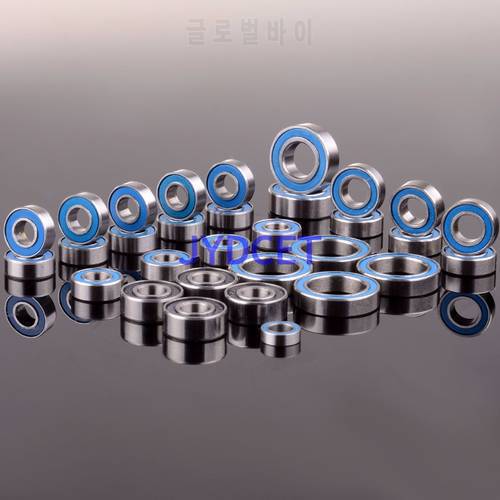Blue Ball Bearing 33PCS KIT Metric Rubber Sealed on Two Sides RC Car For RC-Traxxas E Revo Racing 52100 Chrome Steel