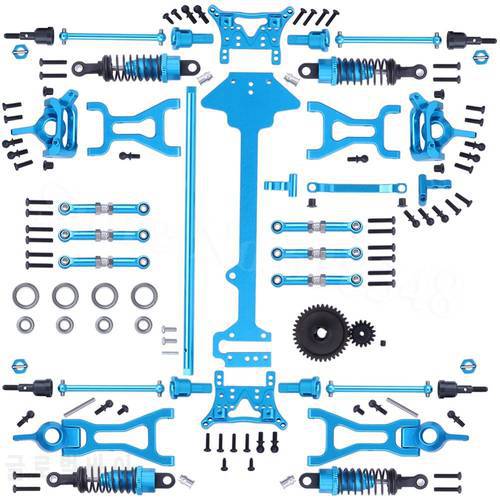 1 Set Complete Upgrade Parts Kit For 1/18 WLtoys A959-B A969-B A979-B K929-B Electric RC Car Off Road Buggy Metal Replacement