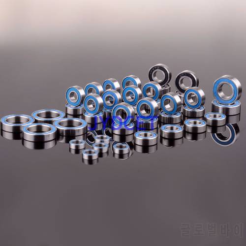 43pcs Blue Ball Bearing Metric Rubber Sealed on Two Sides RC Car FIT For RC-Traxxas Summit KIT 52100 Chrome Steel