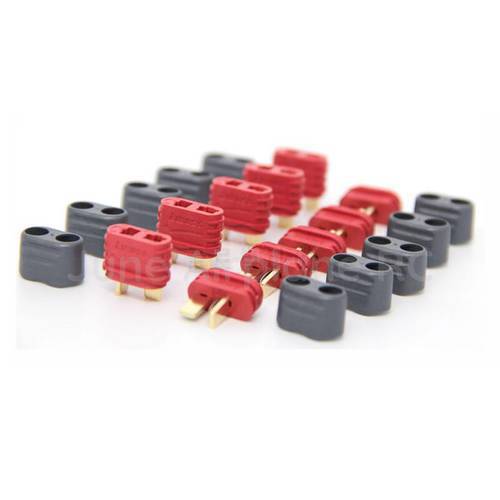 5 Pair T plug Amass Connector With Sheath Housing T shape Connector Plug male female for RC airplane Lipo Battery