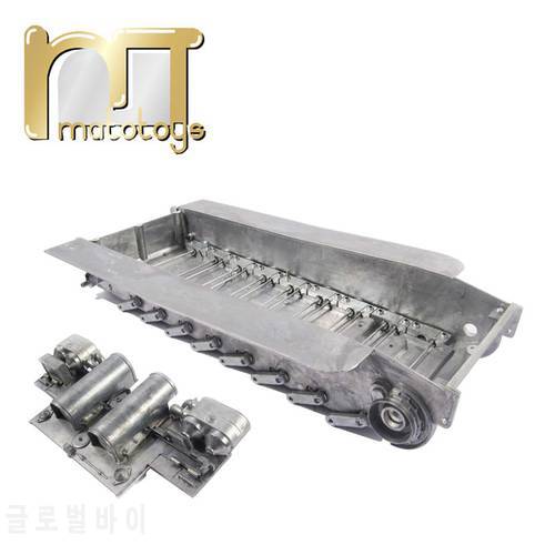 Mato 1/16 Tiger I RC Tank Metal Chassis With Torsion Bar Suspensions Track Tensioner Back Panel For Heng Long 3818 Tiger 1 Tank