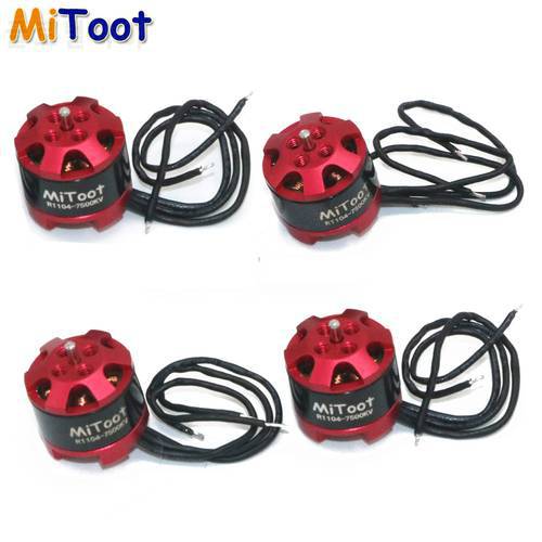 4pcs/lot Mitoot R1104 7500KV Brushless Motor for 2030 3020 Propeller RC Racing Racer Drone Quadcopter
