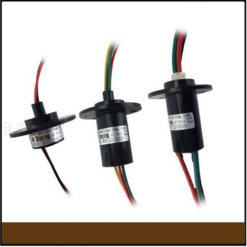 Slipring Wind Generator 5A 10A 15A 30A Large Current Ring 2/3/4/6/8/12 Channels Capsule Slip Rings Rotary Joint Head