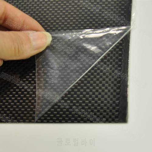 1pcs 0.3mm Thickness 400x500mm 400x250mm 500x500mm 100% Carbon Fiber Plate Panel Sheet With 3K Plaine Weave Glossy Surface