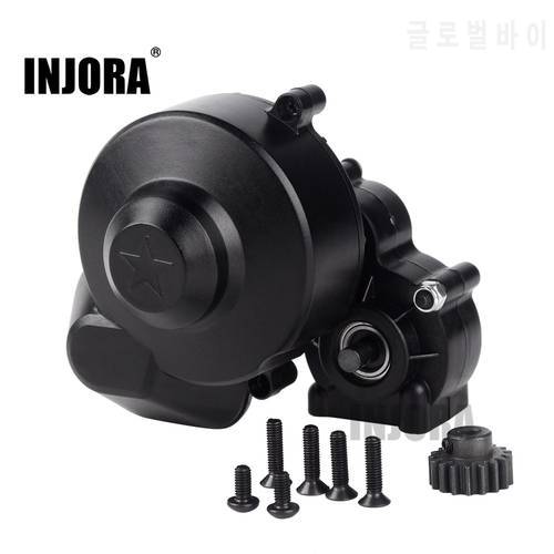 INJORA Plastic Complete Center Gearbox Transmission Box with Gear for Axial SCX10 SCX10 II 90046 90047 1/10 RC Crawler Car