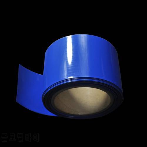 100cm 1M Length PVC Heat Shrink Tube For Lithium Battery Pack Protection Heat Shrinkable Cable Sleeve Blue