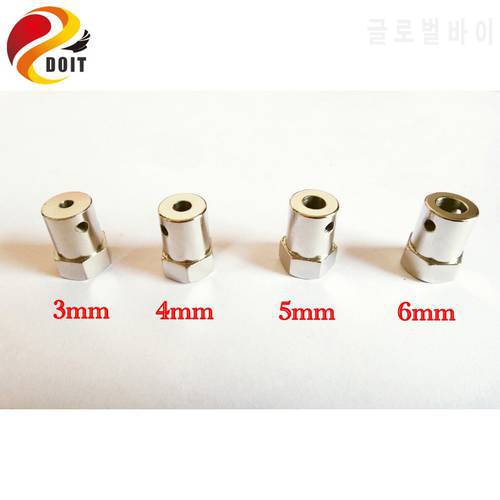 copper Hex Coupling for robot Car Chassis Hexagon Connector Metal Connecting Shaft Coupler hub for Wheel Motor diy rc Part toy