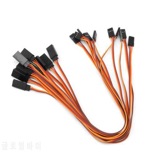 2022 10Pcs 150/200/300/500mm Servo Extension Lead Wire Cable For RC Futaba JR Male to Female 30cm JUL27_32
