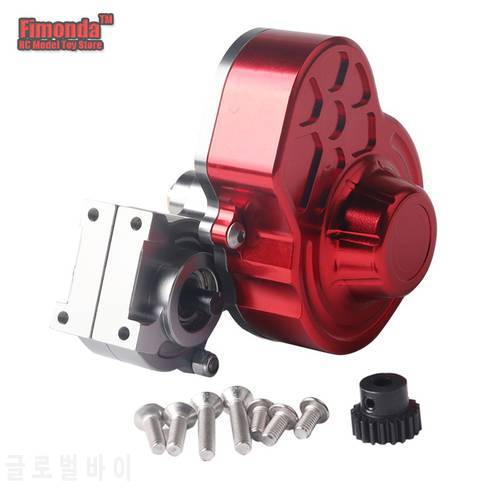 Complete Metal SCX10 Gearbox Transmission Box with Gear for 1/10 RC Crawler Axial SCX10 90046 90047 Upgrade RC Car Upgrade Parts