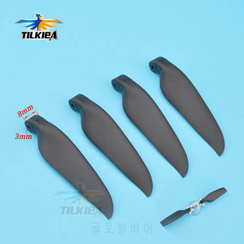 4pcs Rc Airplane Plastic Folding Propeller 6 to 14.5 Prop Suitable for Plastic Spinner Or Aluminum Spinner RC Airplane