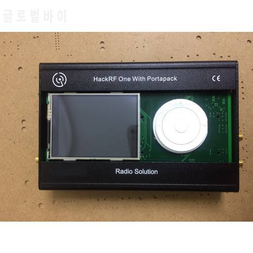 latest version PORTAPACK with HACKRF ONE 0.5ppm TCXO clock metal case SDR Software Defined radio Offline GPS simulator Havoc