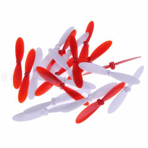 20PCS 10A+10B 55mm Props Main Blades Propellers CW CCW For 1mm Shaft Quadcopter R/C Spare Parts 720 8520 Motor