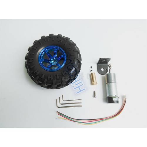 High Torque DC Motor+130mm Plastic wheel+Coupling+Motor bracket, ONE Set of Car Parts, For DIY smart Car, Robot, Free shipping